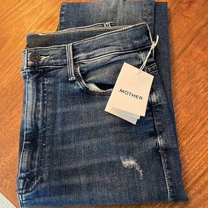 Mother size 31 The Swooner Ankle Fray